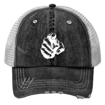 Discover Classic Hand Position Precise Index Finger Gesture Trucker Hats