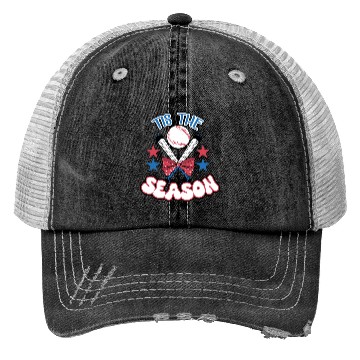 Discover Tis the season - Baseball Mom Theme Trucker Hats