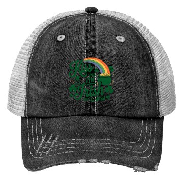 Discover Kiss Me I'm Irish Funny St Patrick's Day Trucker Hats