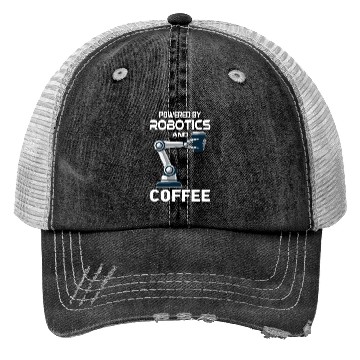 Discover AI Robotics Geek Tech Humor Robot Trucker Hats