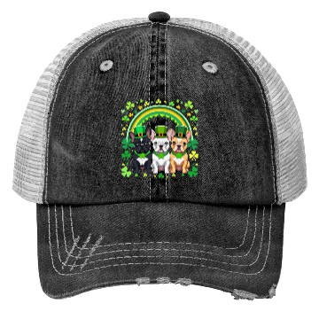 Discover St Patricks Day French Bulldogs Dog Frenchie gifts Trucker Hats