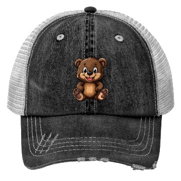 Discover Little brown bear Trucker Hats