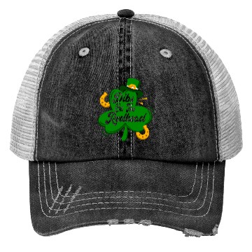 Discover Dibs On The Redhead Funny St Patricks Day Drinking Trucker Hats