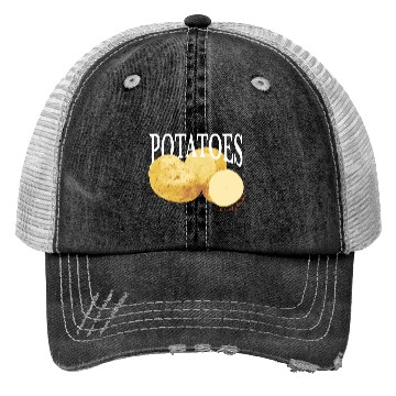 Discover Earthy Potato Graphic Trucker Hats
