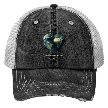 Discover Keep the Heart Beating Earth Day Heart Environment Trucker Hats