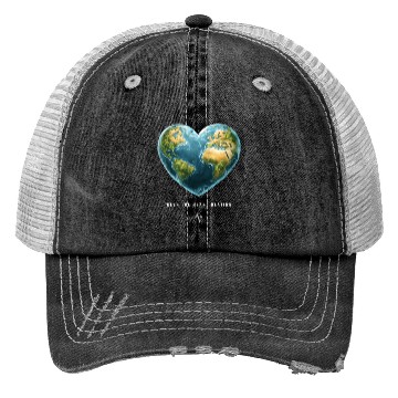 Discover Keep the Heart Beating Environment Earth Day Heart Trucker Hats