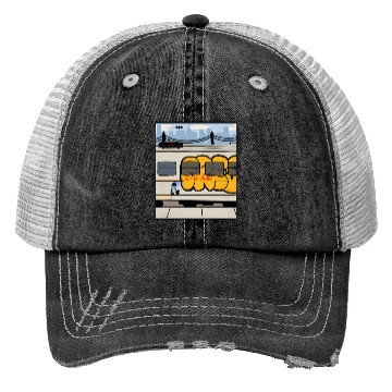 Discover New York City – City of Dreams | NYC Skyline Trucker Hats