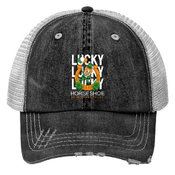 Discover Lucky horseshoe your ticket to joy Trucker Hats