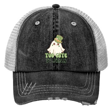 Discover Too Cute to Pinch – St. Patrick’s Day Ghost Trucker Hats