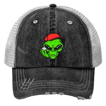 Discover Grey Alien Baseball Trucker Hats