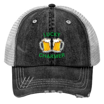 Discover LUCKY CHARMER Funny St. Patrick's Day Trucker Hats