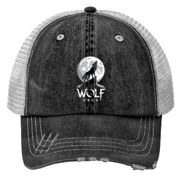 Discover Wolf Pack Moon Howl Trucker Hats
