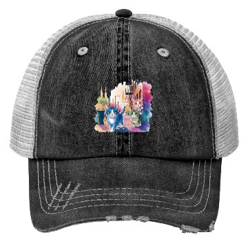 Discover Urban Cat Friends Trucker Hats