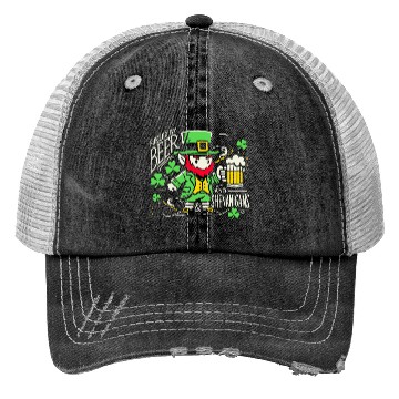Discover St. Patrick's Day Fun With Beer And Jokes Trucker Hats