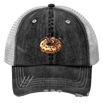 Discover Donut Spider Funny Creative Motif Trucker Hats