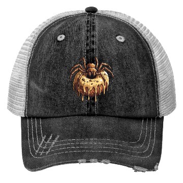 Discover Donut Spider Funny Creative Motif Trucker Hats