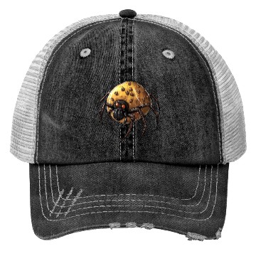 Discover Donut Spider Funny Creative Motif Trucker Hats