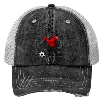 Discover Wolf footballer Trucker Hats