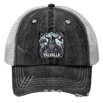Discover Valhalla Warrior Trucker Hats