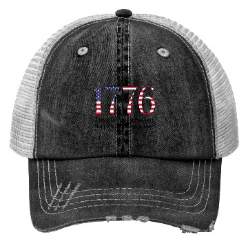 Discover America 1776 Independence Day Trucker Hats