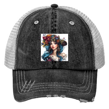 Discover Floral Bohemian Beauty Trucker Hats