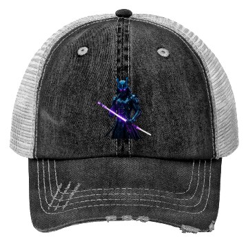Discover Cyberpunk City Samurai new style Trucker Hats