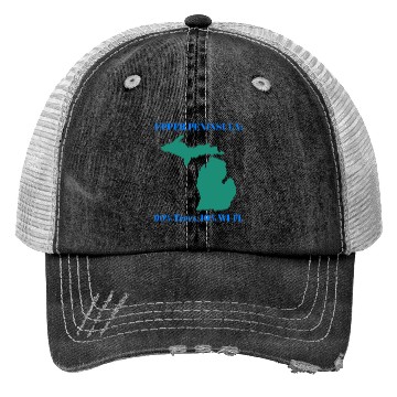 Discover Michigan Upper Peninsula: 90% Trees, 10% Wifi Trucker Hats