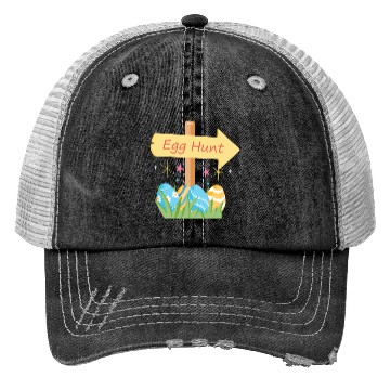 Discover Egg Hunt Adventure – Fun & Festive Easter Apparel Trucker Hats