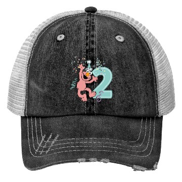 Discover Sesame Street Birthday Design With Elmo Two Years Trucker Hats