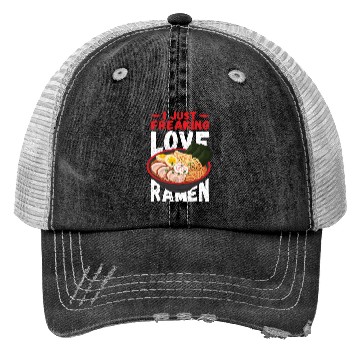 Discover Ramen Japanese Noodles I Love Ramen Trucker Hats