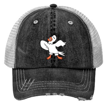 Discover Seagull bird dances happily celebrates cheerful Trucker Hats