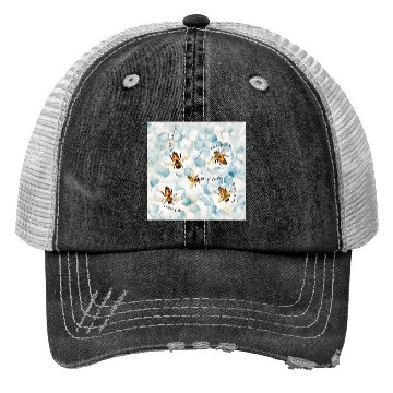 Discover Bumble bee be kind of a bitch funny bug insect Trucker Hats