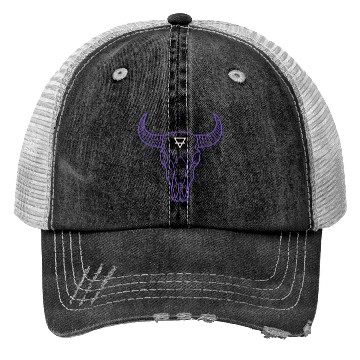Discover Earth Symbol Bull Skull | Mystic Minimal Art Trucker Hats