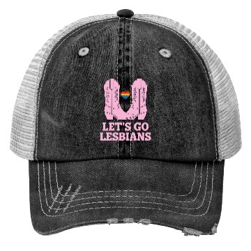 Discover Let’s Go Lesbians Subtle Lesbian Pride Trucker Hats