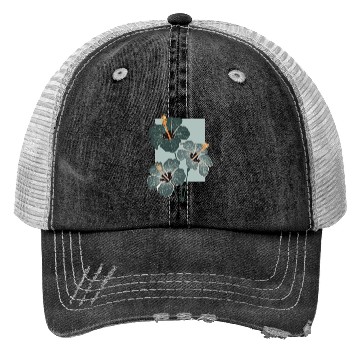 Discover Hibiscus Trucker Hats