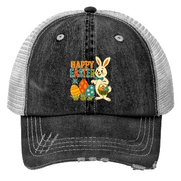 Discover Happy Easter Bunny –2025 Trucker Hats