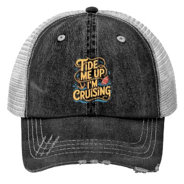 Discover Cruise Rookie Ocean Adventure First Voyage Trucker Hats