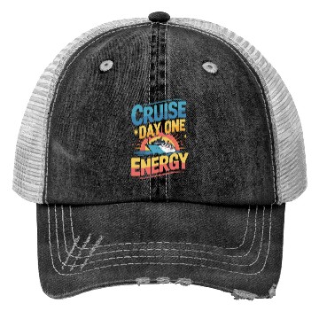 Discover Cruise Rookie Ocean Adventure First Voyage Trucker Hats