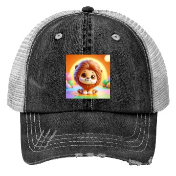Discover Cute Lion Trucker Hats
