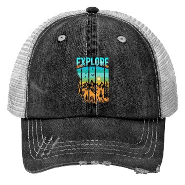 Discover Apex Ascent: Embrace the Untamed Horizon Trucker Hats