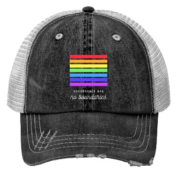 Discover Acceptance Has No Boundaries Pride Graphic Trucker Hats
