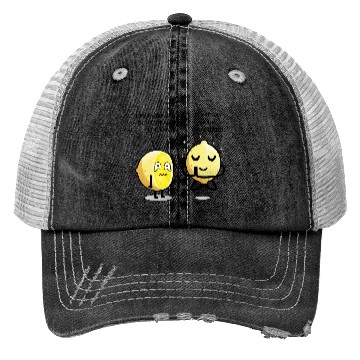 Discover Be positive lemon Trucker Hats