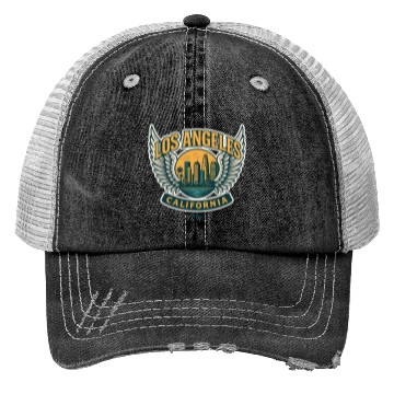 Discover Los Angeles California Trucker Hats