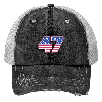 Discover Number 47 in Stars and Stripes Trucker Hats
