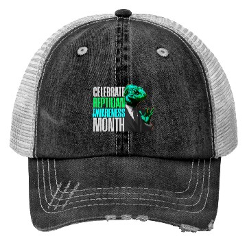 Discover Reptilian Awareness Month Lizard People Trucker Hats