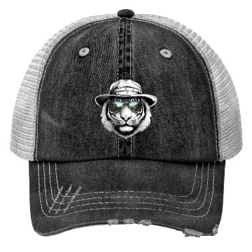 Discover Tiger Face with Bucket Hat Trucker Hats
