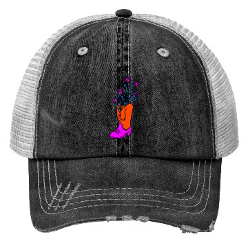 Discover Bad Gal cowboy boots Trucker Hats