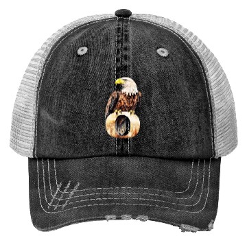 Discover EAGLE LETTER O Trucker Hats
