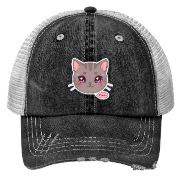 Discover Kawaii Cat – Ultimate Cute Cat Aesthetic Trucker Hats
