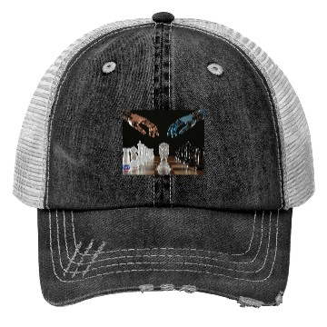 Discover Crystal Robotic Chess Clash Trucker Hats